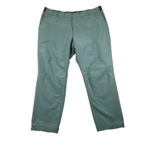 Nike Dri-FIT Flex Golf Pants Mens 40x30 Clay Green 891887-366 Elastic Waistband